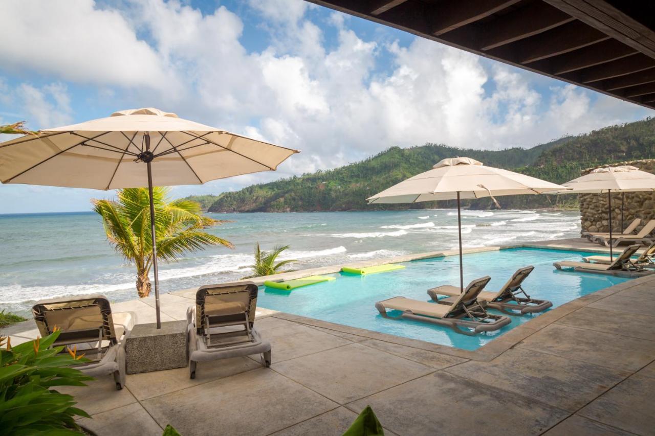 Pagua Bay House - Oceanfront Cabana'S Marigot Exterior photo