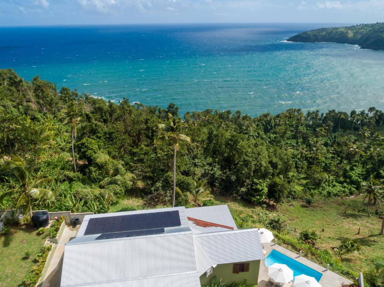 Pagua Bay House - Oceanfront Cabana'S Marigot Exterior photo